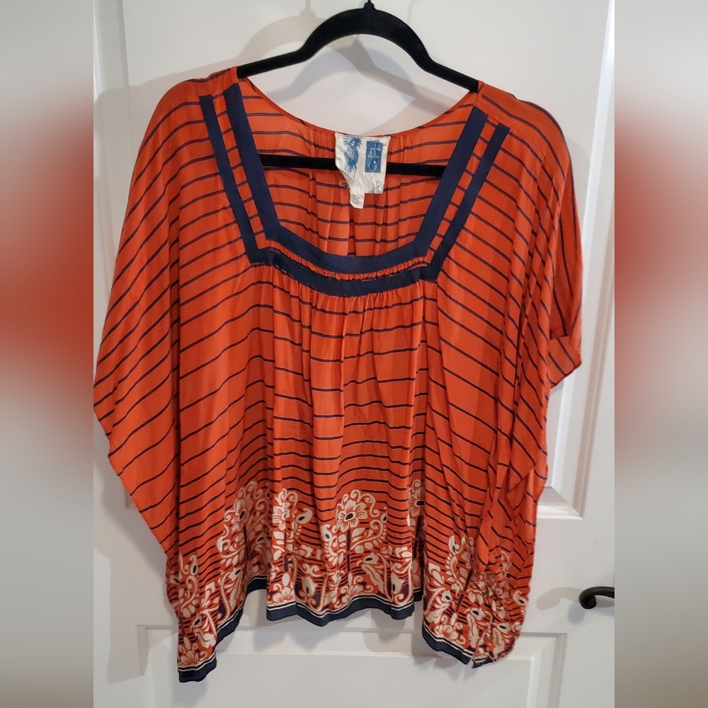 Edme & Esyllte Silk Caftan Blouse